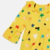 Abito a maniche lunghe con stampa a stelle Abito a maniche lunghe con stampa a stelle