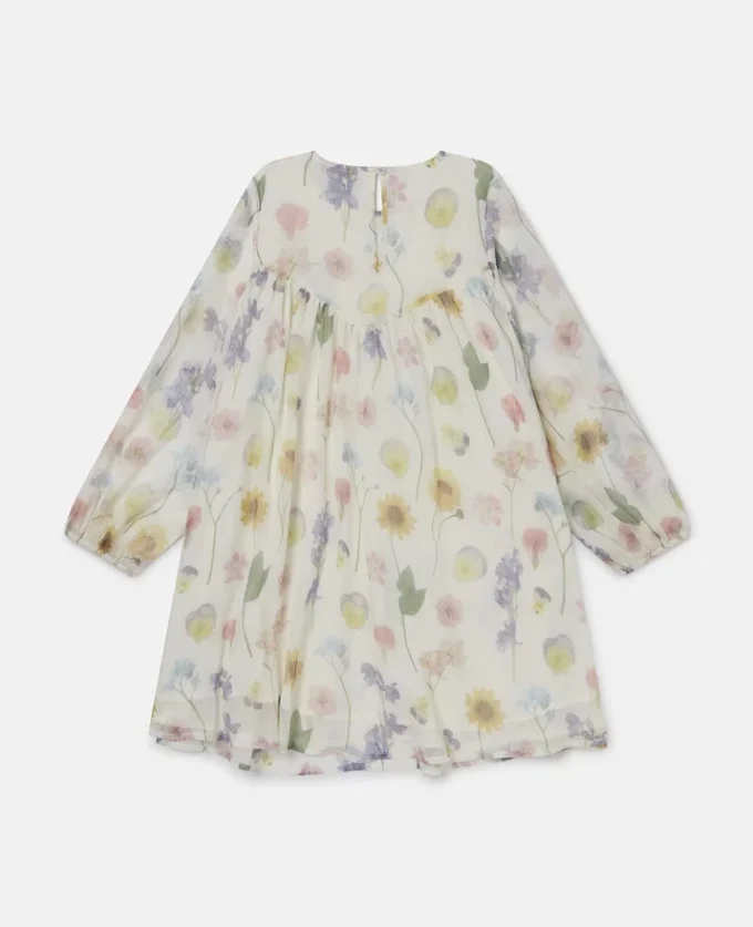 Abito a maniche lunghe con stampa floreale Abito a maniche lunghe con stampa floreale