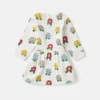 Abito a maniche lunghe con stampa floreale Abito a maniche lunghe con stampa floreale
