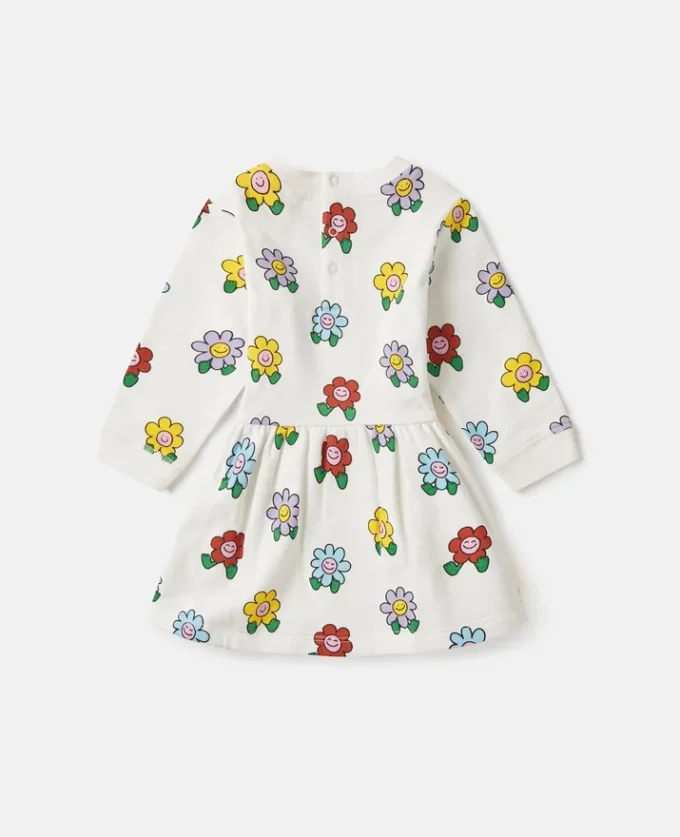 Abito a maniche lunghe con stampa floreale Abito a maniche lunghe con stampa floreale