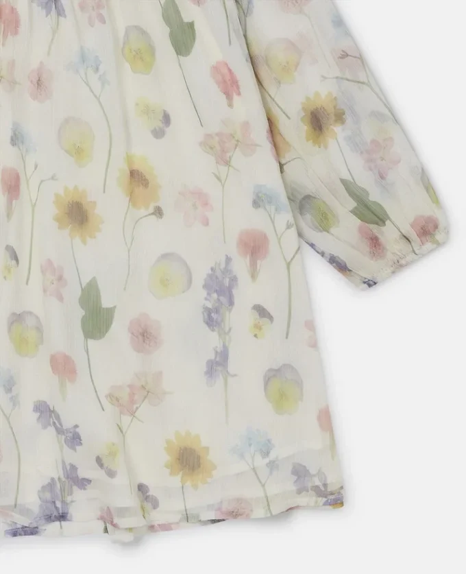 Abito a maniche lunghe con stampa floreale Abito a maniche lunghe con stampa floreale
