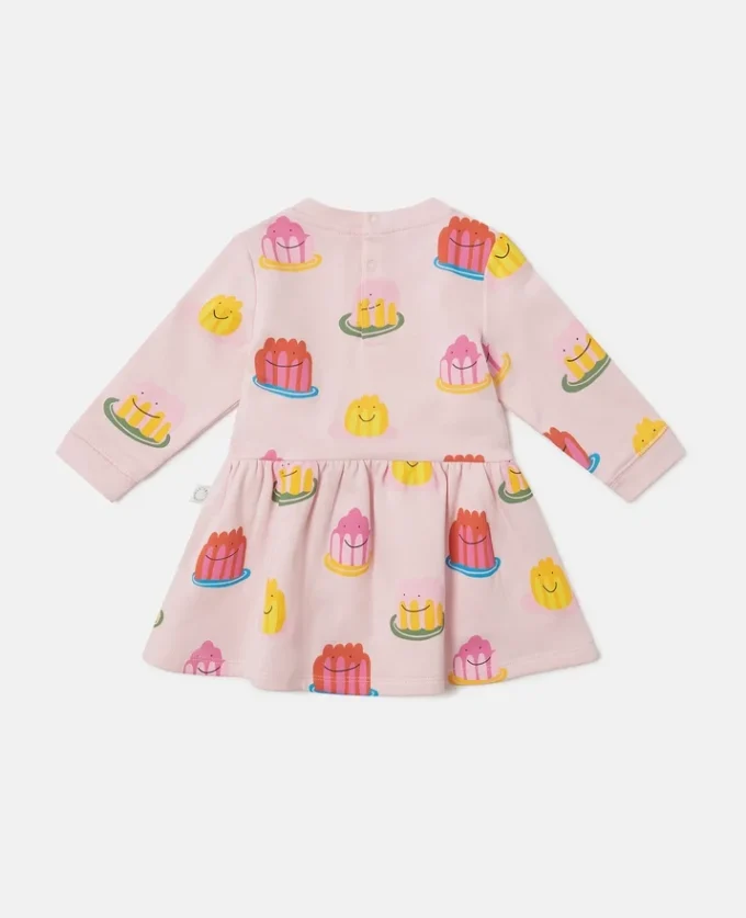 Abito a maniche lunghe con stampa Jelly