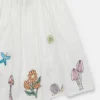 Abito con maniche ad aletta e pieghe Woodland Friends Abito con maniche ad aletta e pieghe Woodland Friends