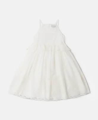 Abito in cotone con ricami Anglaise