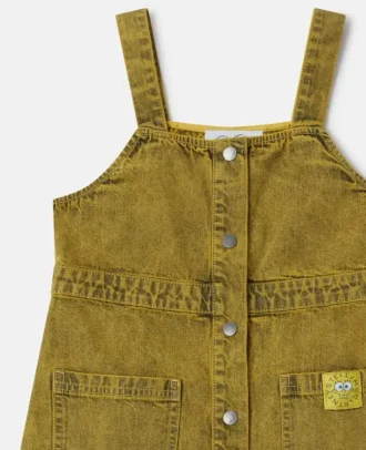 Abito in denim con stampa SpongeBob Abito in denim con stampa SpongeBob