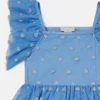 Abito in tulle con ricami floreali Abito in tulle con ricami floreali