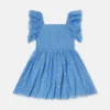 Abito in tulle con ricami floreali Abito in tulle con ricami floreali