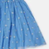 Abito in tulle con ricami floreali Abito in tulle con ricami floreali