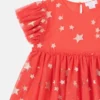 Abito in tulle con ricamo a stelle Abito in tulle con ricamo a stelle