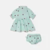 Abito Ladybird con maniche corte smerlate Abito Ladybird con maniche corte smerlate