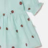 Abito Ladybird con maniche corte smerlate Abito Ladybird con maniche corte smerlate