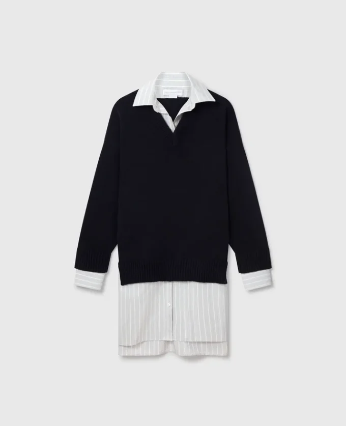 Abito maglione con collo a giro Abito maglione con collo a giro