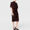 Abito midi con spalline e stampa serpente Abito midi con spalline e stampa serpente