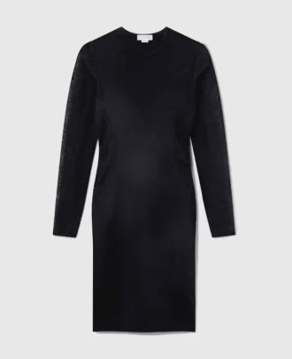 Abito Miracle a maniche lunghe in maglia compatta