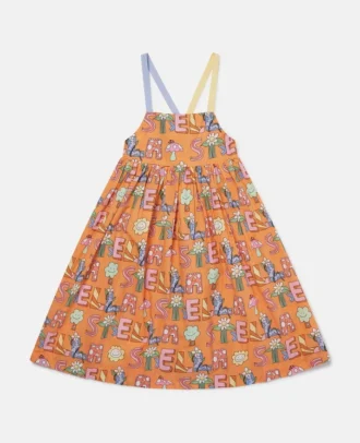 Abito senza maniche Stella Woodland Lettering