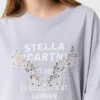 Abito T-shirt con inserti in pizzo