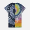 Abito t-shirt con stampa grafica tie-dye Abito t-shirt con stampa grafica tie-dye