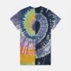 Abito t-shirt con stampa grafica tie-dye Abito t-shirt con stampa grafica tie-dye