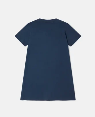 Abito T-shirt con stelle frangiate