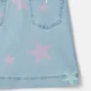 Abito T-shirt in denim con stampa Stella Star Abito T-shirt in denim con stampa Stella Star