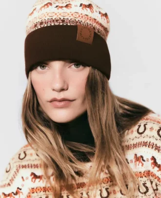 Berretto in lana Fair Isle