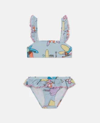 Bikini con volant e stampa Fairies Bikini con volant e stampa Fairies