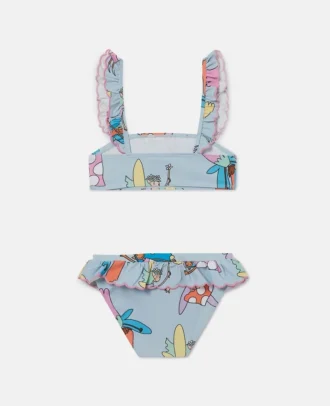 Bikini con volant e stampa Fairies Bikini con volant e stampa Fairies