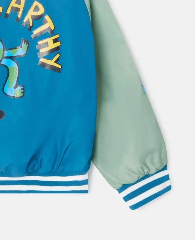 Bomber con grafica Earth Friends Bomber con grafica Earth Friends