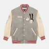Bomber con patch ricamata Yoshitomo Nara Bomber con patch ricamata Yoshitomo Nara