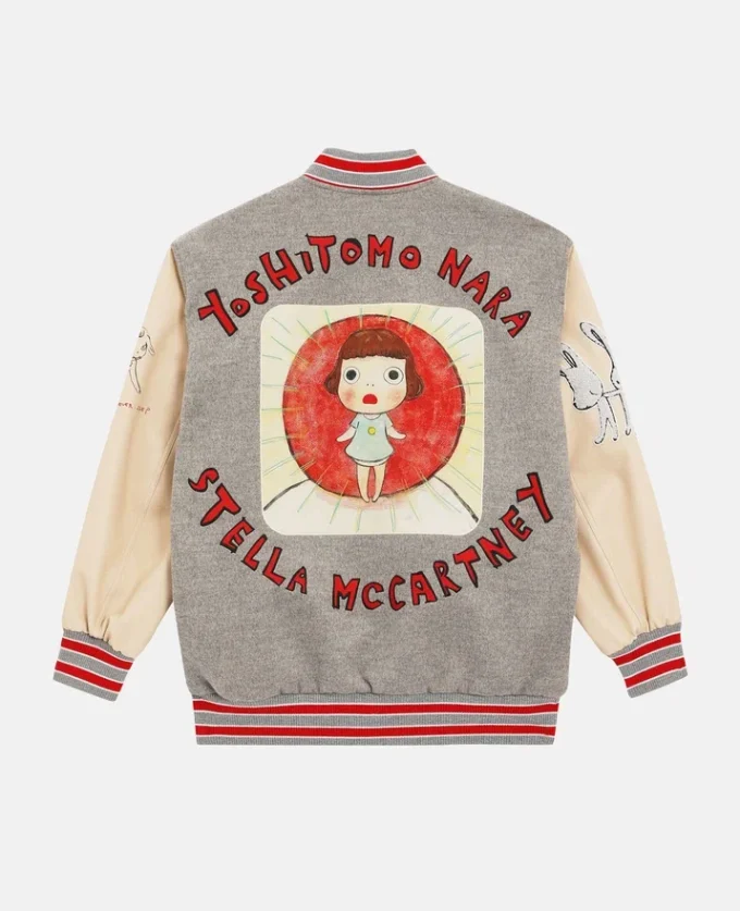 Bomber con patch ricamata Yoshitomo Nara Bomber con patch ricamata Yoshitomo Nara