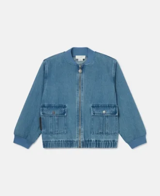 Bomber in denim
