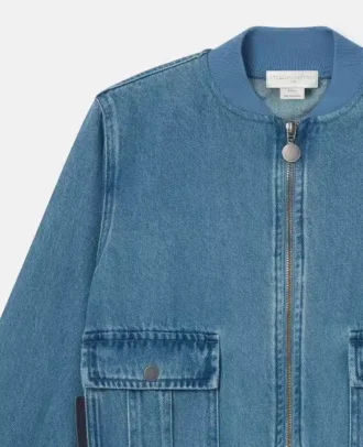 Bomber in denim