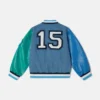 Bomber Varsity con iniziali del marchio ricamate Bomber Varsity con iniziali del marchio ricamate