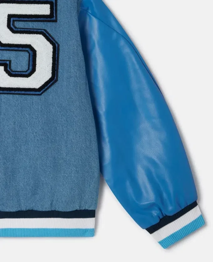 Bomber Varsity con iniziali del marchio ricamate Bomber Varsity con iniziali del marchio ricamate