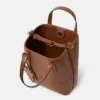 Borsa a secchiello con logo Borsa a secchiello con logo