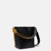 Borsa a secchiello Frayme con effetto coccodrillo goffrato Borsa a secchiello Frayme con effetto coccodrillo goffrato