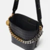 Borsa a secchiello Frayme con effetto coccodrillo goffrato Borsa a secchiello Frayme con effetto coccodrillo goffrato