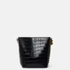 Borsa a secchiello Frayme con effetto coccodrillo goffrato Borsa a secchiello Frayme con effetto coccodrillo goffrato