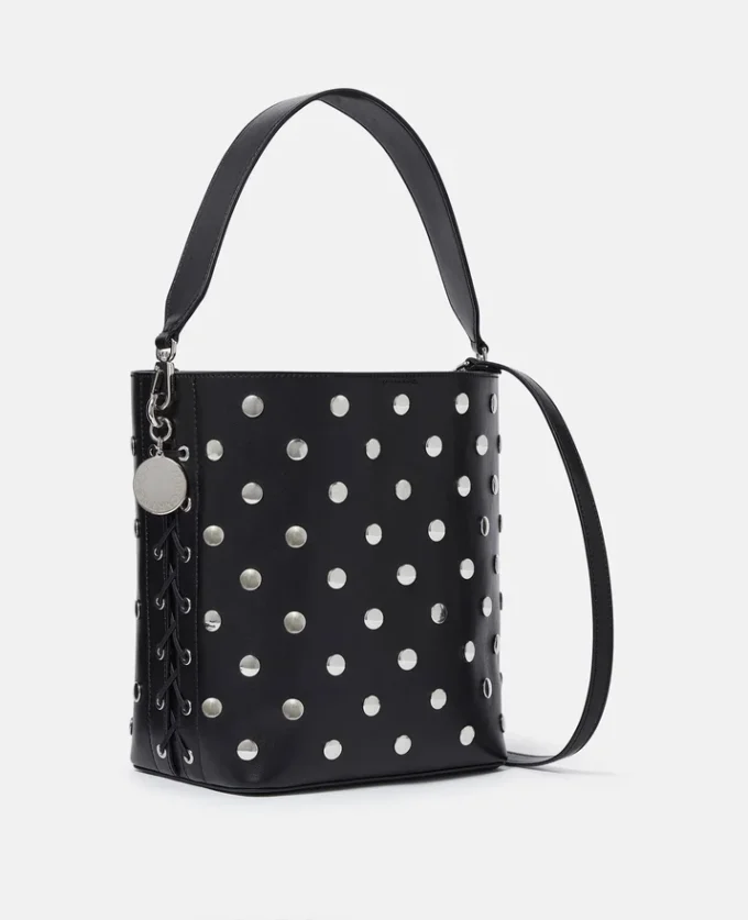 Borsa a secchiello grande con borchie Frayme Borsa a secchiello grande con borchie Frayme