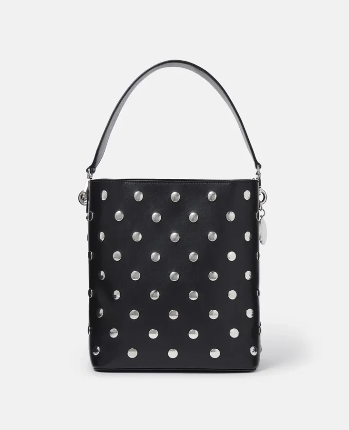 Borsa a secchiello grande con borchie Frayme Borsa a secchiello grande con borchie Frayme