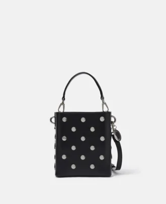 Borsa a secchiello piccola Frayme Studded
