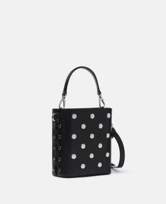 Borsa a secchiello piccola Frayme Studded