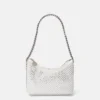 Borsa a tracolla con cerniera Falabella Crystal Hotfix Borsa a tracolla con cerniera Falabella Crystal Hotfix