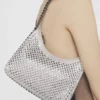 Borsa a tracolla con cerniera Falabella Crystal Hotfix Borsa a tracolla con cerniera Falabella Crystal Hotfix