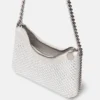 Borsa a tracolla con cerniera Falabella Crystal Hotfix Borsa a tracolla con cerniera Falabella Crystal Hotfix