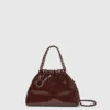 Borsa a tracolla con coulisse Falabella in vernice Borsa a tracolla con coulisse Falabella in vernice