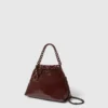 Borsa a tracolla con coulisse Falabella in vernice Borsa a tracolla con coulisse Falabella in vernice