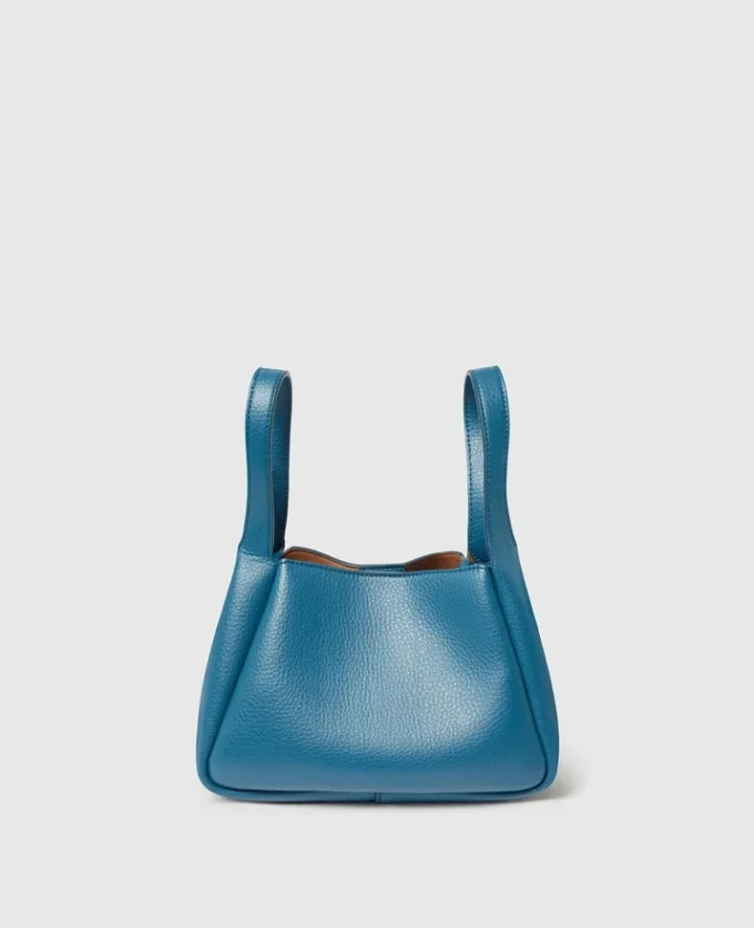 Borsa a tracolla con doppio manico e logo Borsa a tracolla con doppio manico e logo