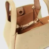 Borsa a tracolla con doppio manico e logo Borsa a tracolla con doppio manico e logo