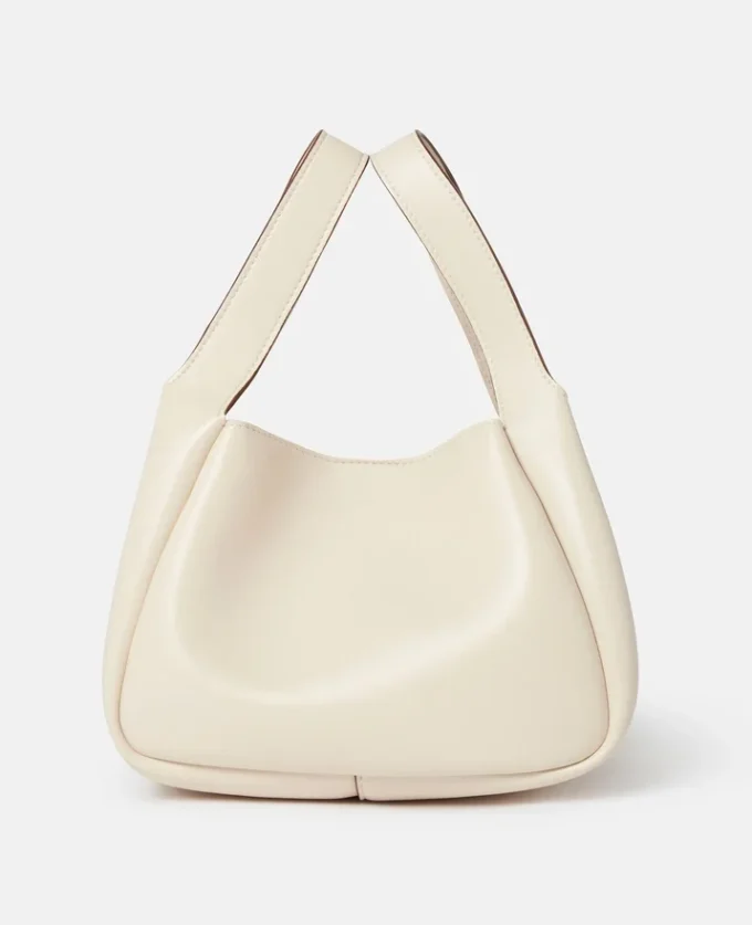 Borsa a tracolla con doppio manico e logo Borsa a tracolla con doppio manico e logo
